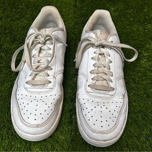 Nike White Leather Sneakers